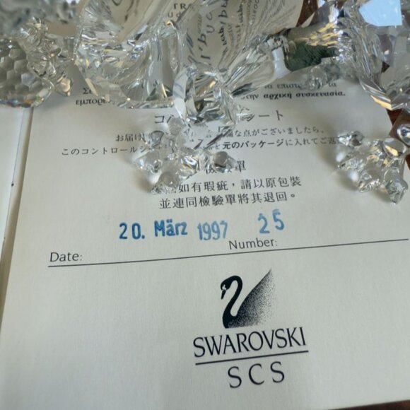 Swarovski 1997 The Dragon Fabulous Creatures Crystal Figurine W/ Box & Paperwork - Picture 8 of 10